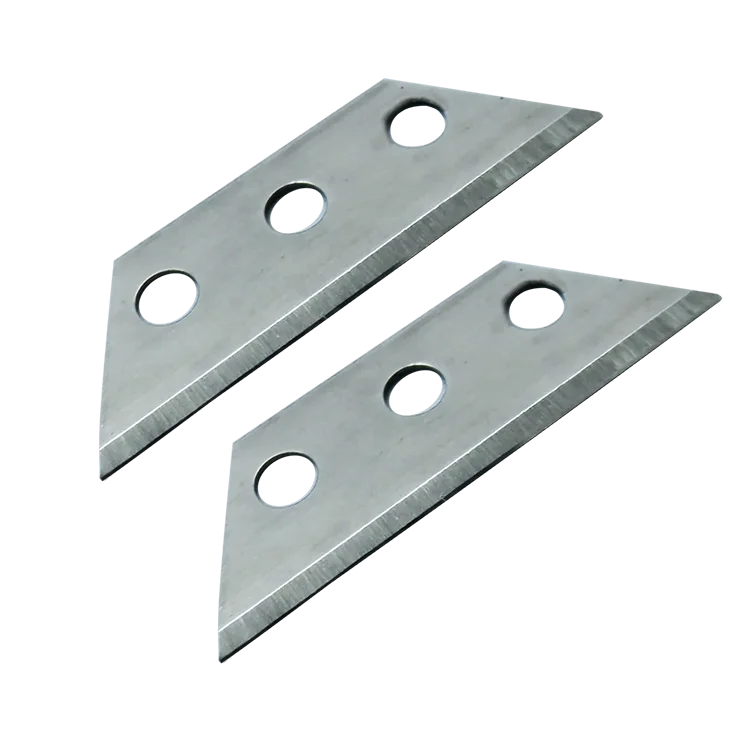 Trapezoid Trimmer knife Blade, Razor sharp edge for cutting, slicing and trimming.