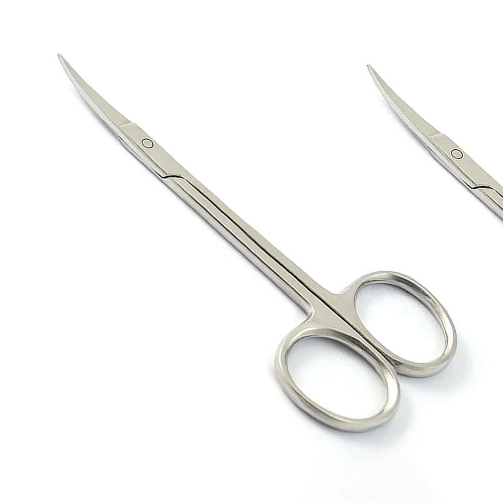 Многоразовые изогнутые ножницы радужной оболочки хирургические из нержавеющей стали инструменты оптовая продажа