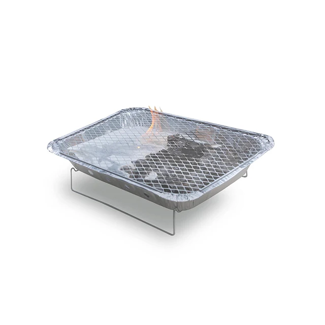 The Eco-Friendly Grilling Revolution: Disposable Aluminum Grill with Briquettes  - Sustainable Fuel for Best BBQ Experiences.