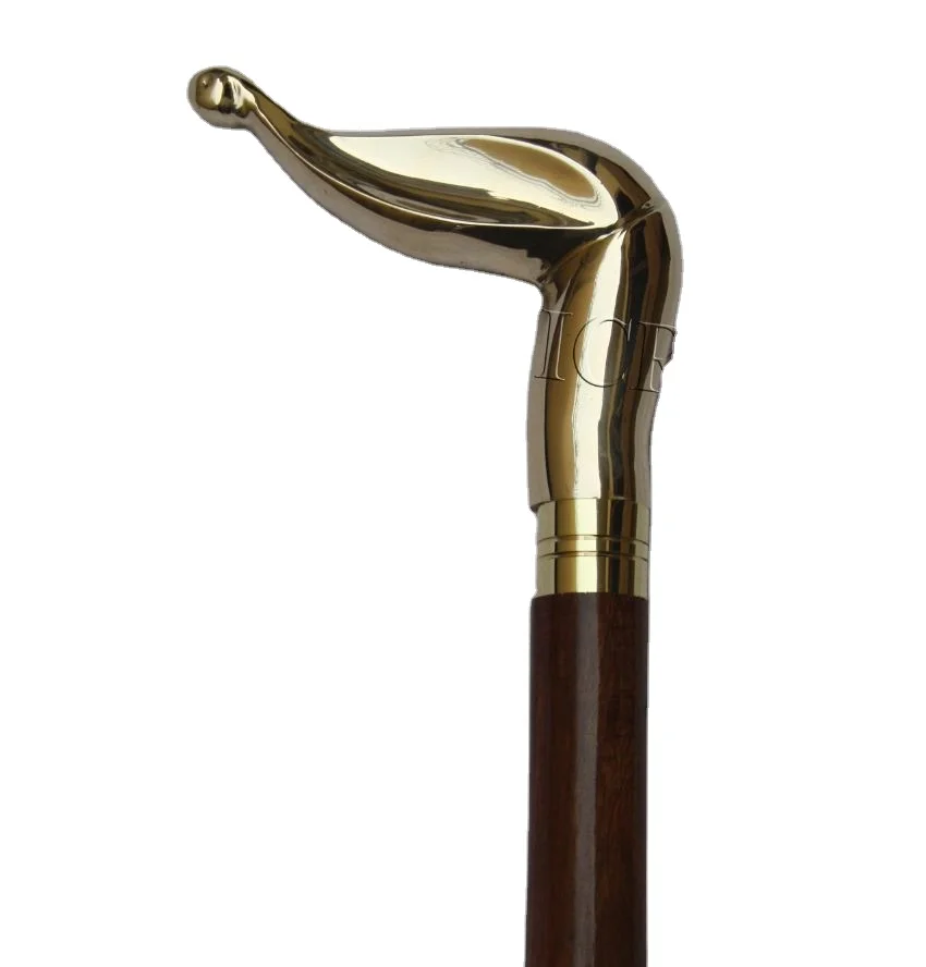 Деревянная Трость ручной работы с латунной ручкой Дерби/деревянные трости декоративной Дерби