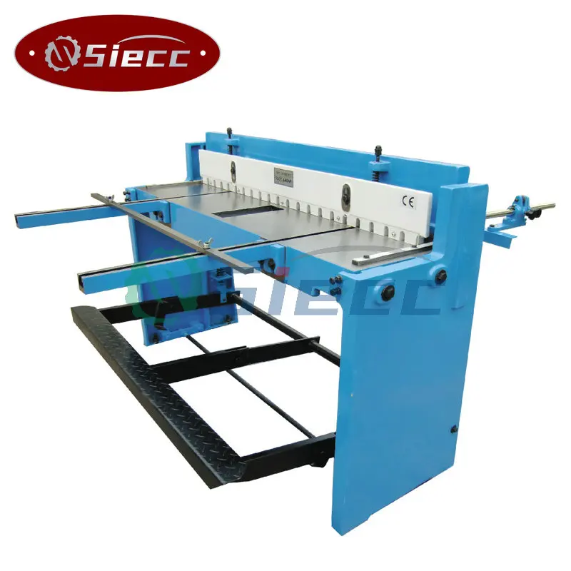 Foot Operated Guillotine Treadle Shearing Machine for Cutting Sheet Metal