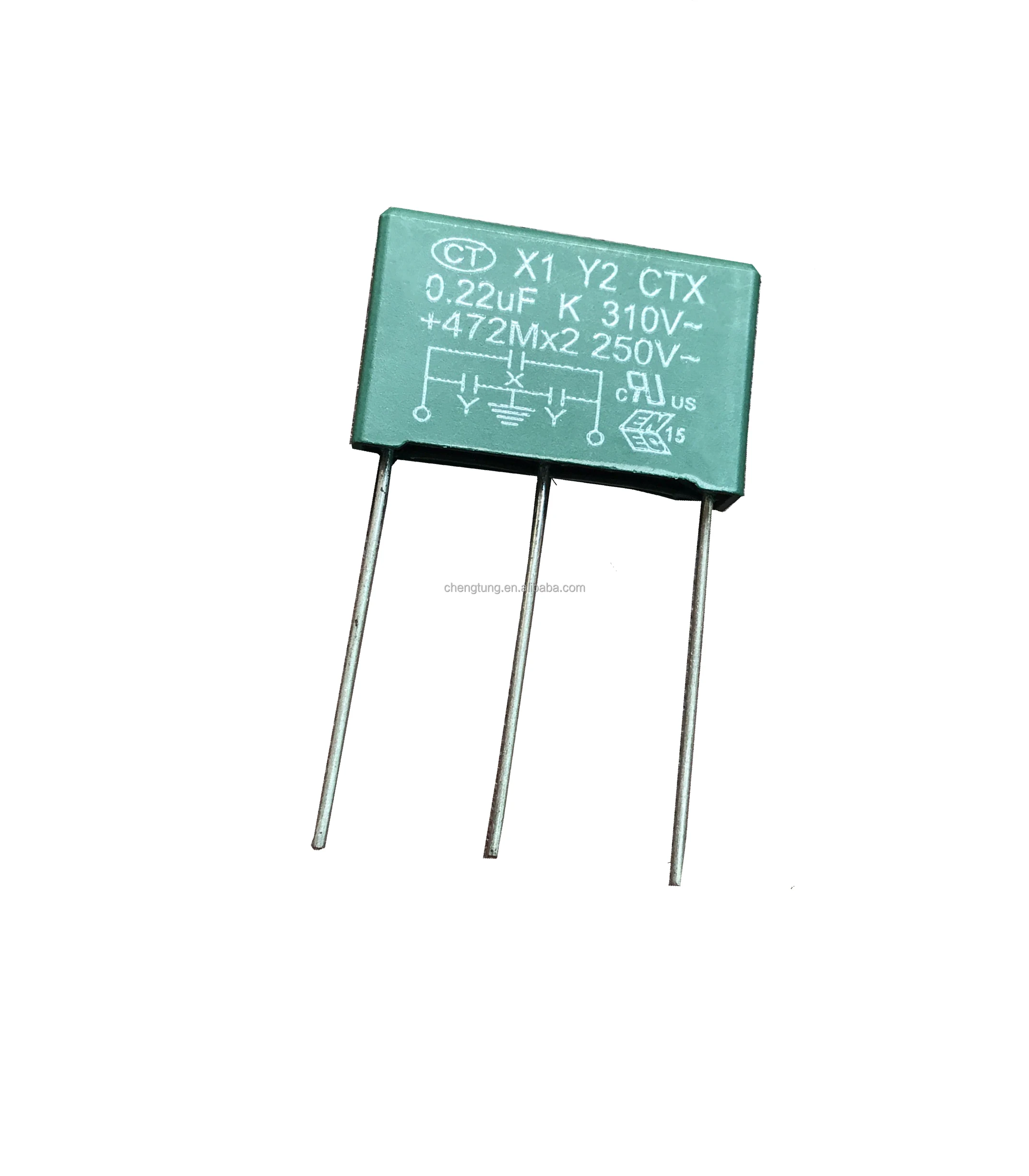 X1Y2 Class Metallized Polypropylene Film Capacitor