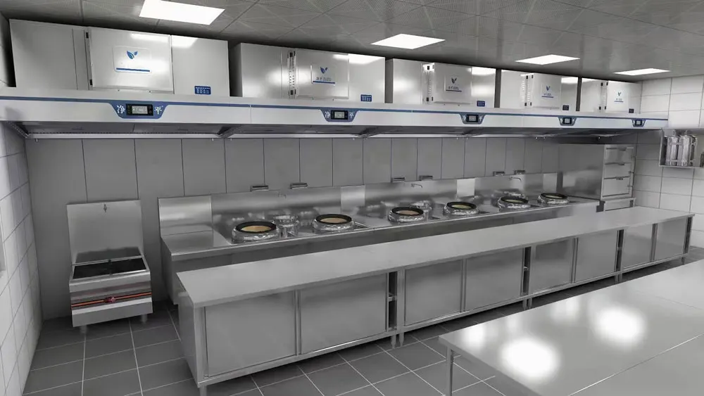 Jingping Commercial Kitchen Automatic Control Range Hood