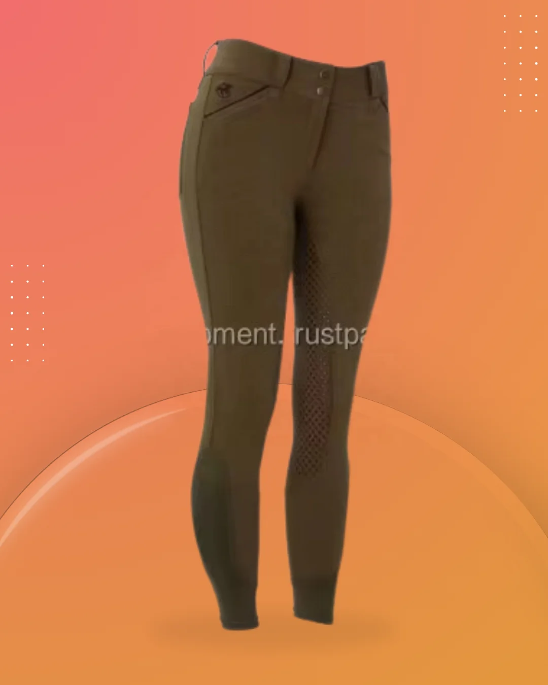 Cotton Knit Fabric Riding Breeches Stretch Comfortable Horse Products