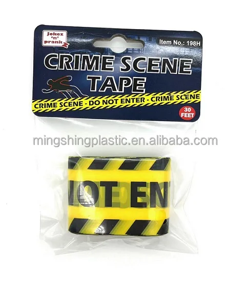 CRIME SCENE TAPE Novelty Jokes Prank toys decoration tape party High quality Novelty Jokes CE BSCI