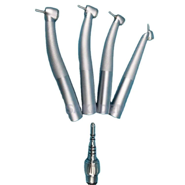 Dental fiber optic handpiece with dental LED fiber optical