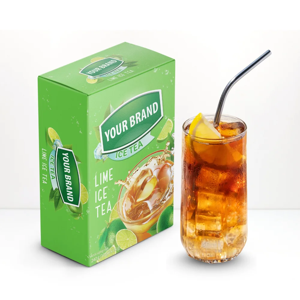 Direct Sales Instant Tea Drink Convenient Herbal Tea 400gr Tin Bag Custom Packaging