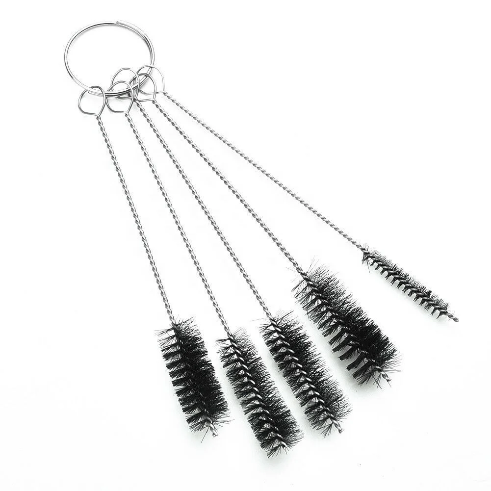 2mm+2.5mm+3mm+4mm+5mm Wire Brush Cleaning Pipe / Hole / Bore Cleaner 5 Pcs/set