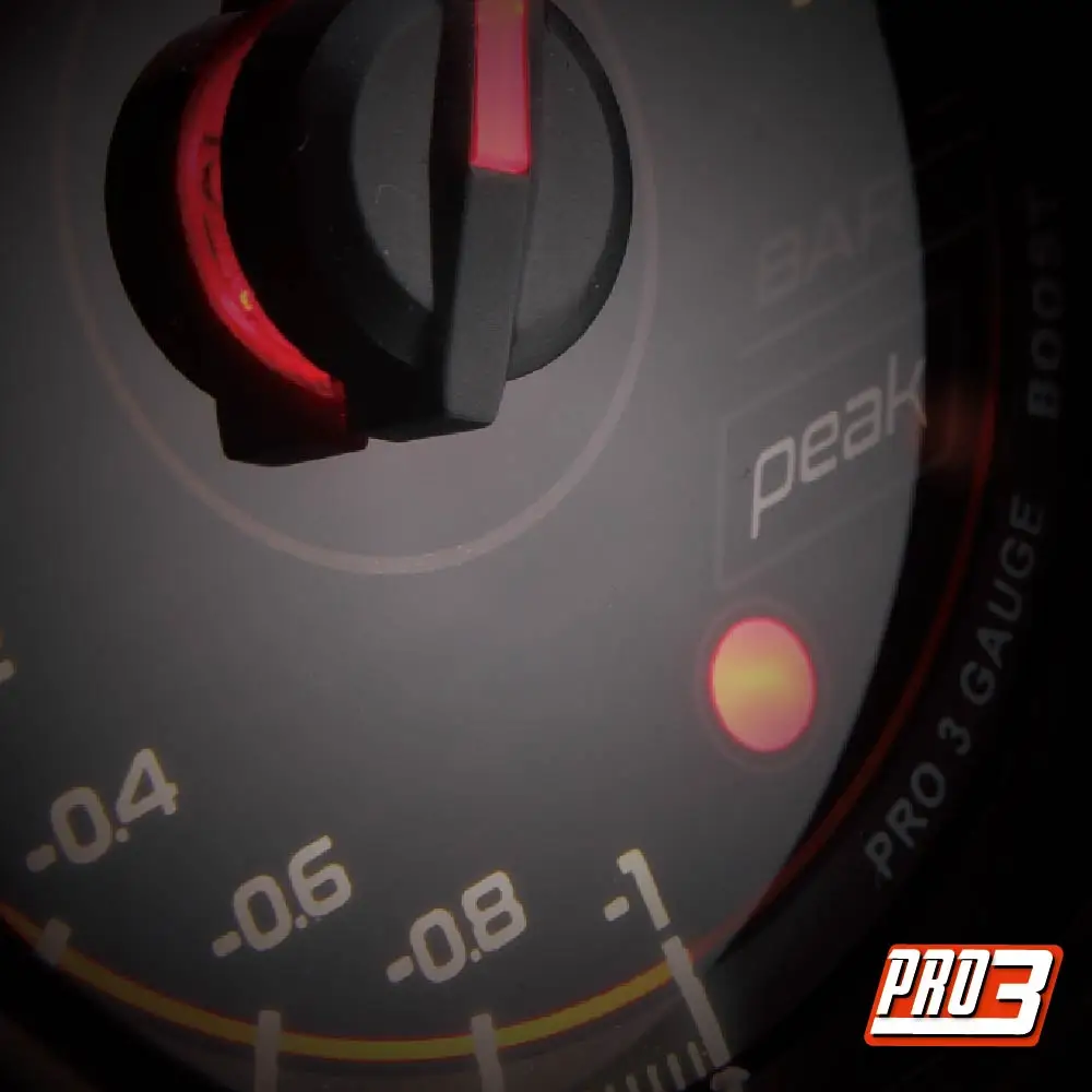 Aftermarket Racing Gauge 2 inch 52mm and clear face Boost Electric Meter 3 Bar