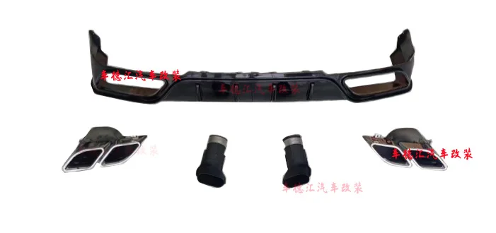 Suitable for Land Rover Executive 2023 upgrade with four out rear lip, tail mouth, square mouth, rear lip kit, M-type spoiler