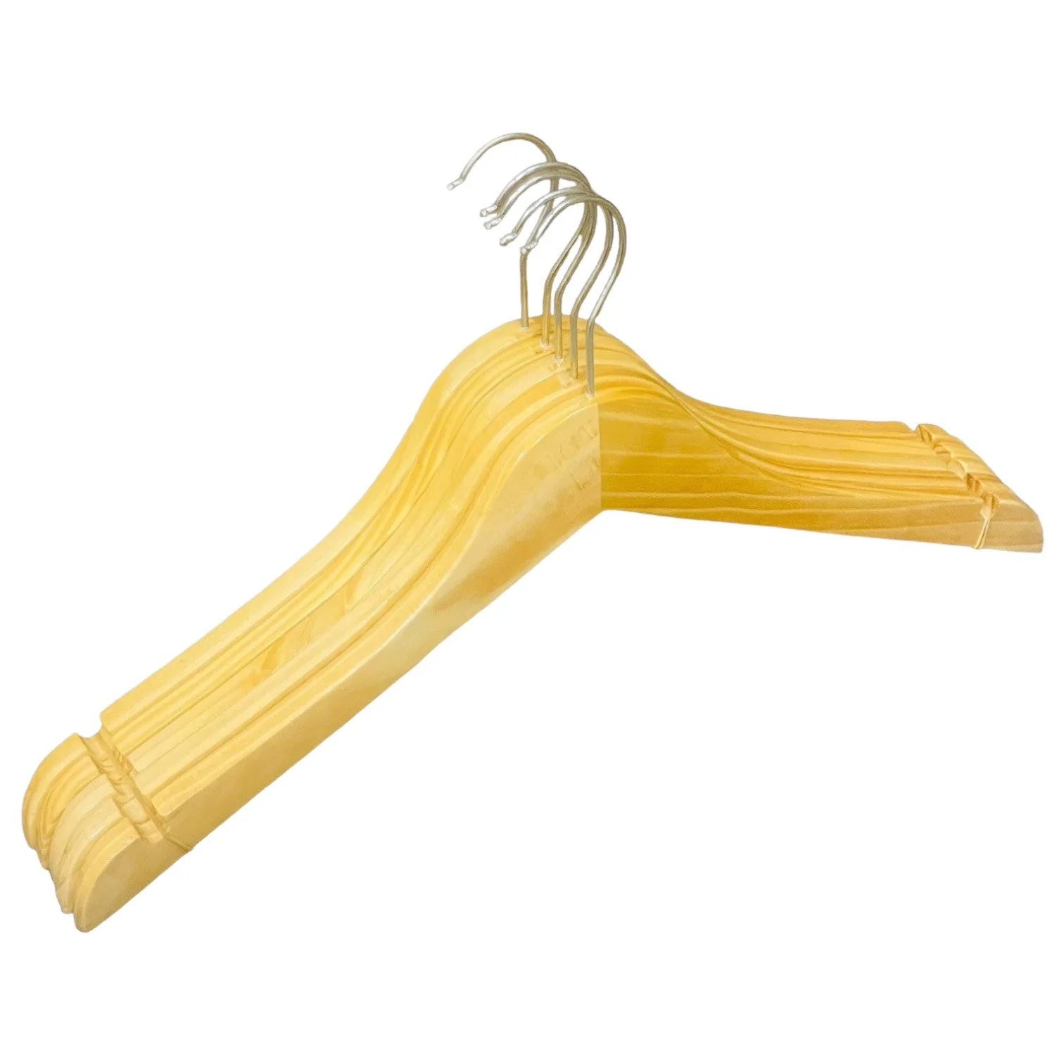 Оптовая продажа высококачественные деревянные вешалки для одежды стандартный размер индивидуальный логотип сделанный во Вьетнаме