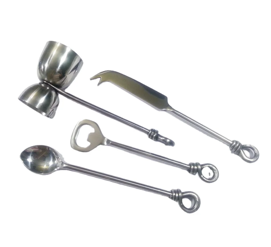 Набор барных инструментов 4 шт., набор барных инструментов из нержавеющей стали, наборы барных инструментов с привлекательным дизайном, оптовая цена