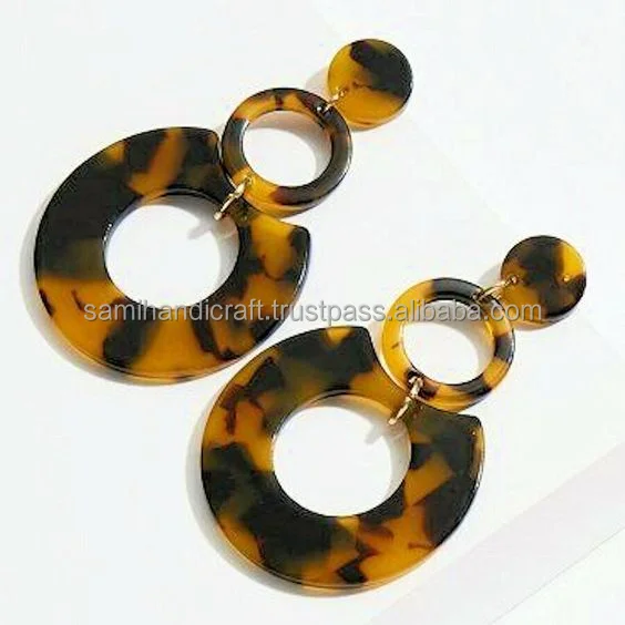 Resin earrings designer exclusive jewelry Resin earrings designer bespoke jewelry