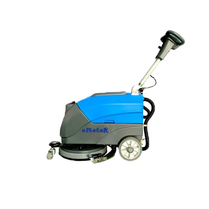 Cordless floor cleaning machine  scrubber for office