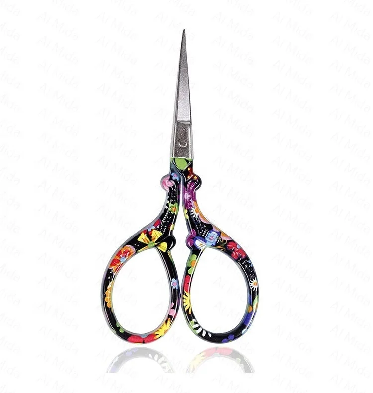 Cuticle Scissors Smile Face Small Edge Slim Custom Satin Steel Stainless Logo Nail Style Scissors By Al Mida