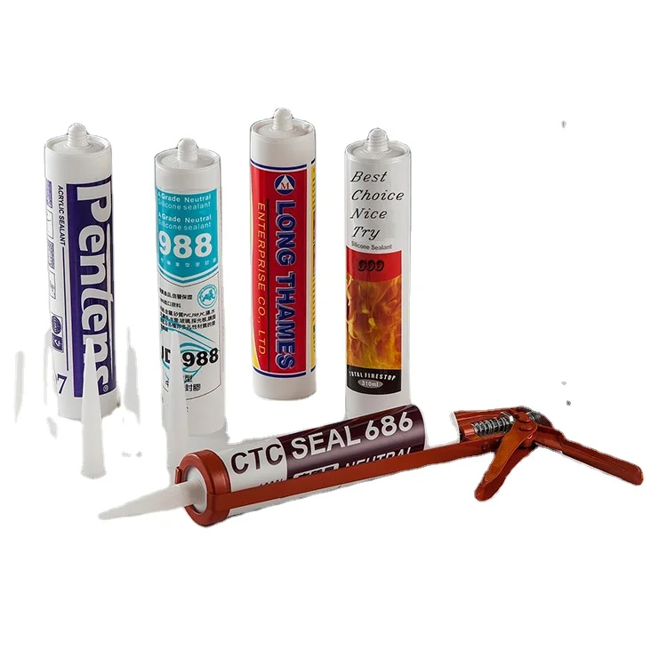 High Quality Neutral Sealant Silicone Empty Tube for Concrete Structural