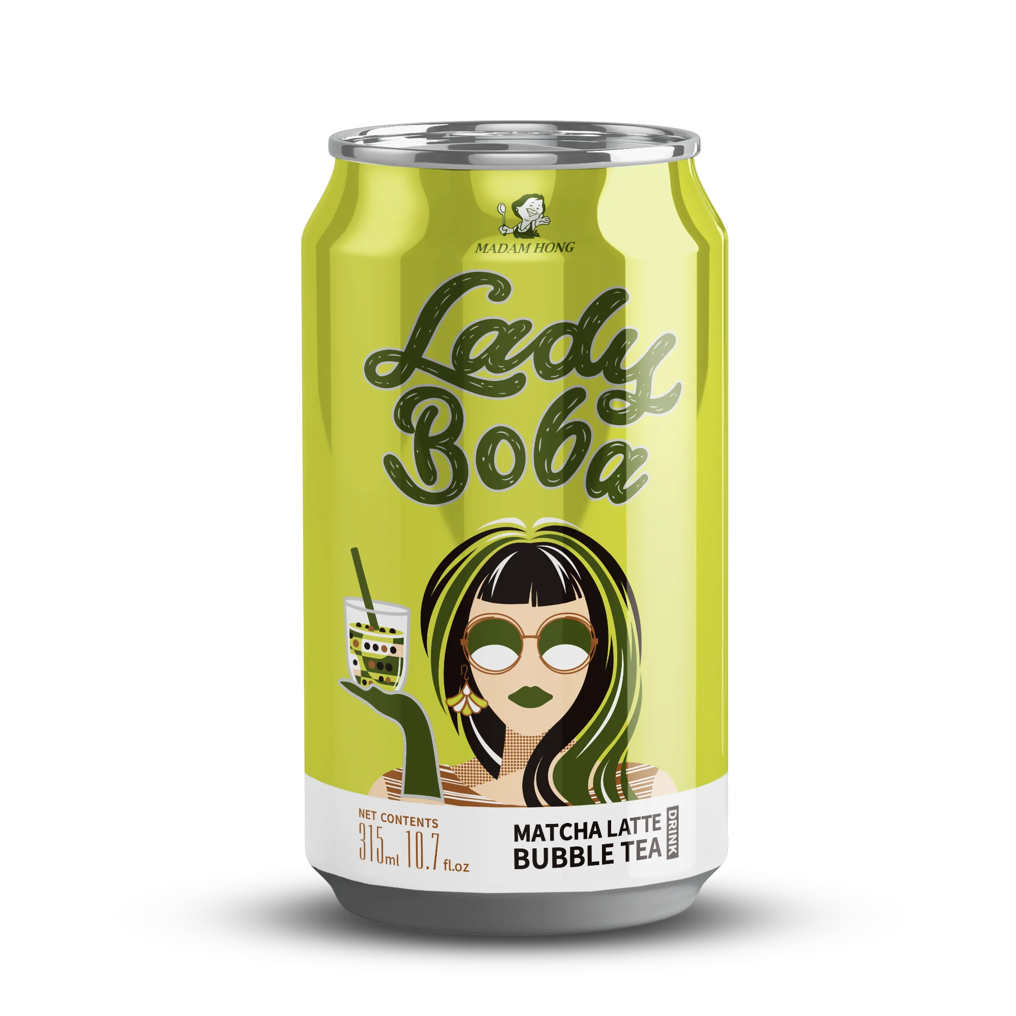 Lady Boba Grass jelly with milk tea popular drink in Taiwan