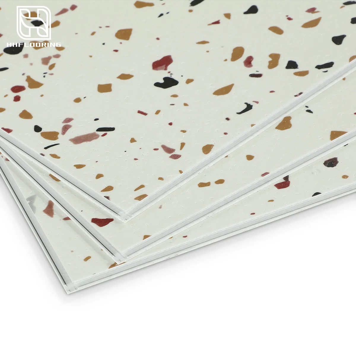 HH Flooring Stone Series Hybrid Flooring 100% Waterproof mattonelle vinyl tile for interior decor