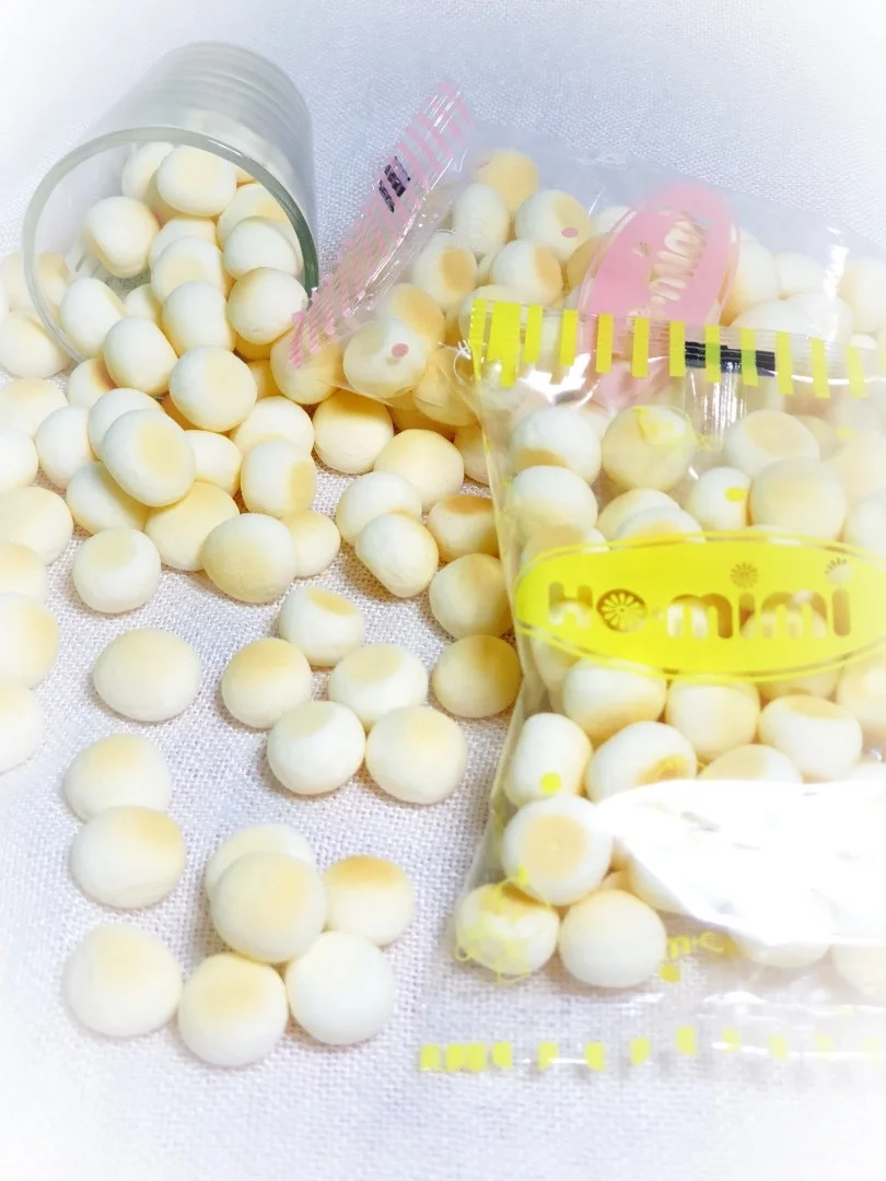 MILK SNACK FOOD HOMIMI Mini Milk Buns in 150gram Packs - 6 x 25Gram Mini Packets PROBIOTIC YOGURT SNACK