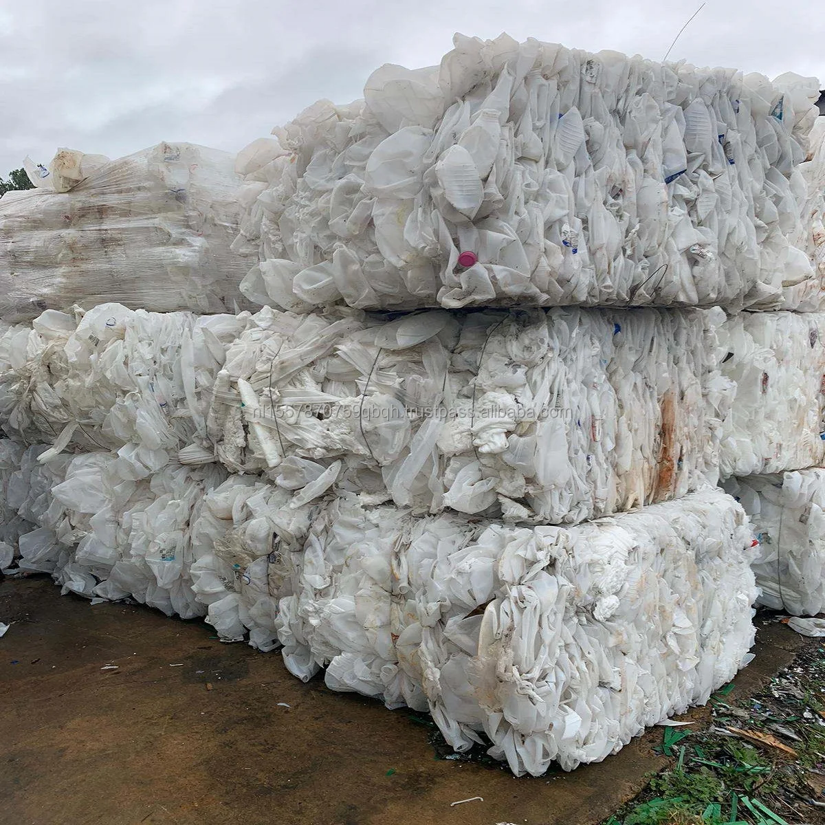 HDPE Scrap Quality HDPE Milk Jug Bottle Scrap in Bales White Clean Clear White HDPE Bottle Scrap