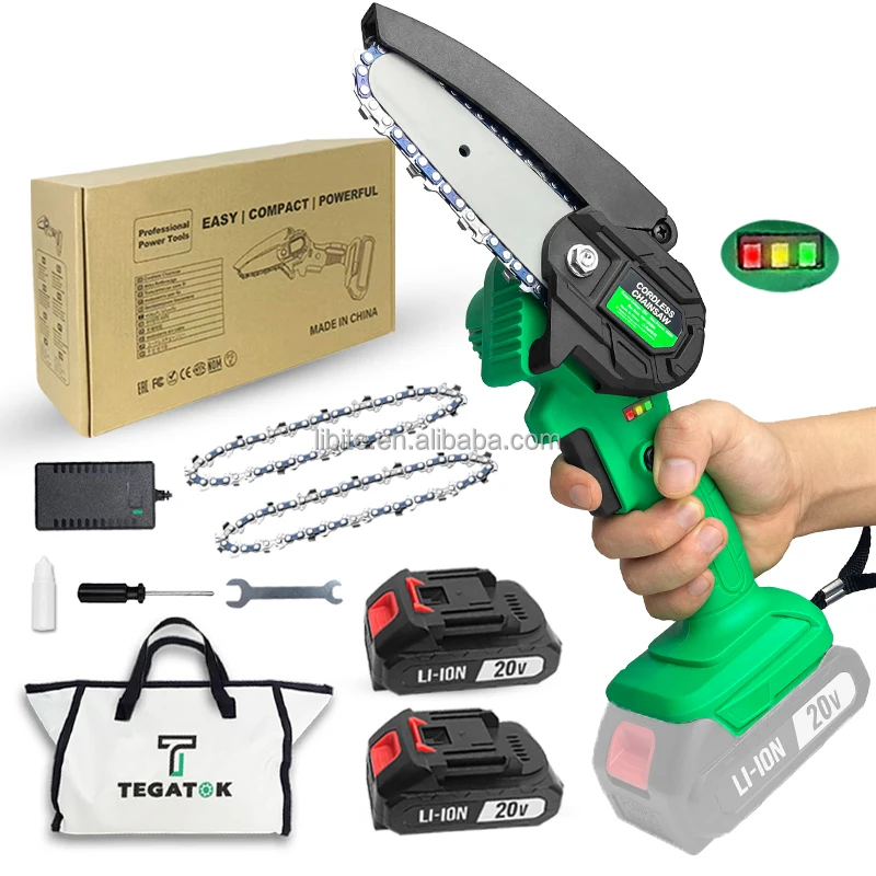 Powerful Cordless Electric Chainsaw Wood Cutting Machine for Tree Branches and More for Power Saws Genre
