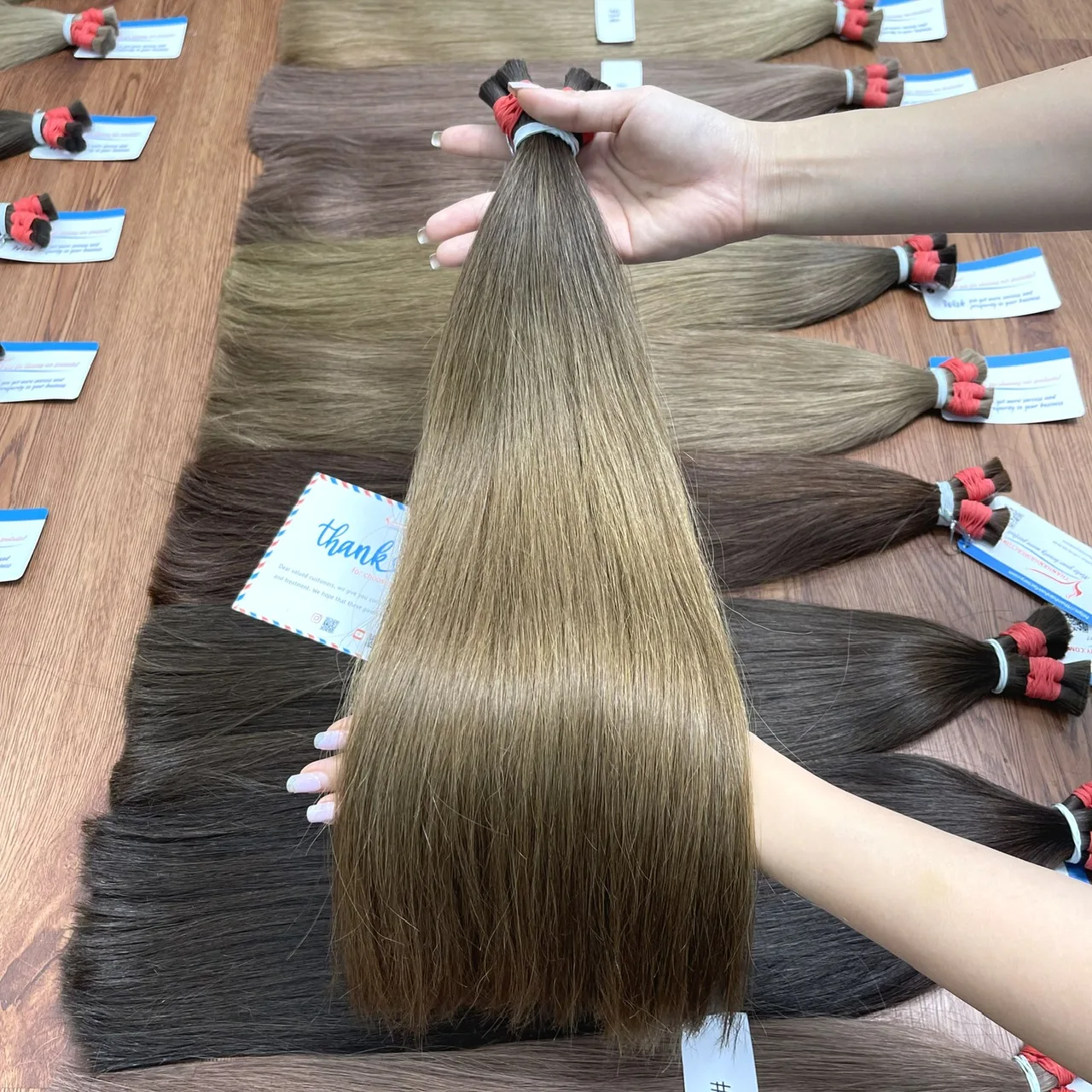 Wholeprice High Quality Bulk Hair Human Hair Hair Extension No Shedding No Tangles