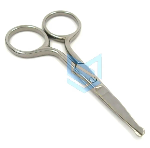Professional Heavy-duty Pedicure Stainless Steel Eyebrow Grooming Scissors