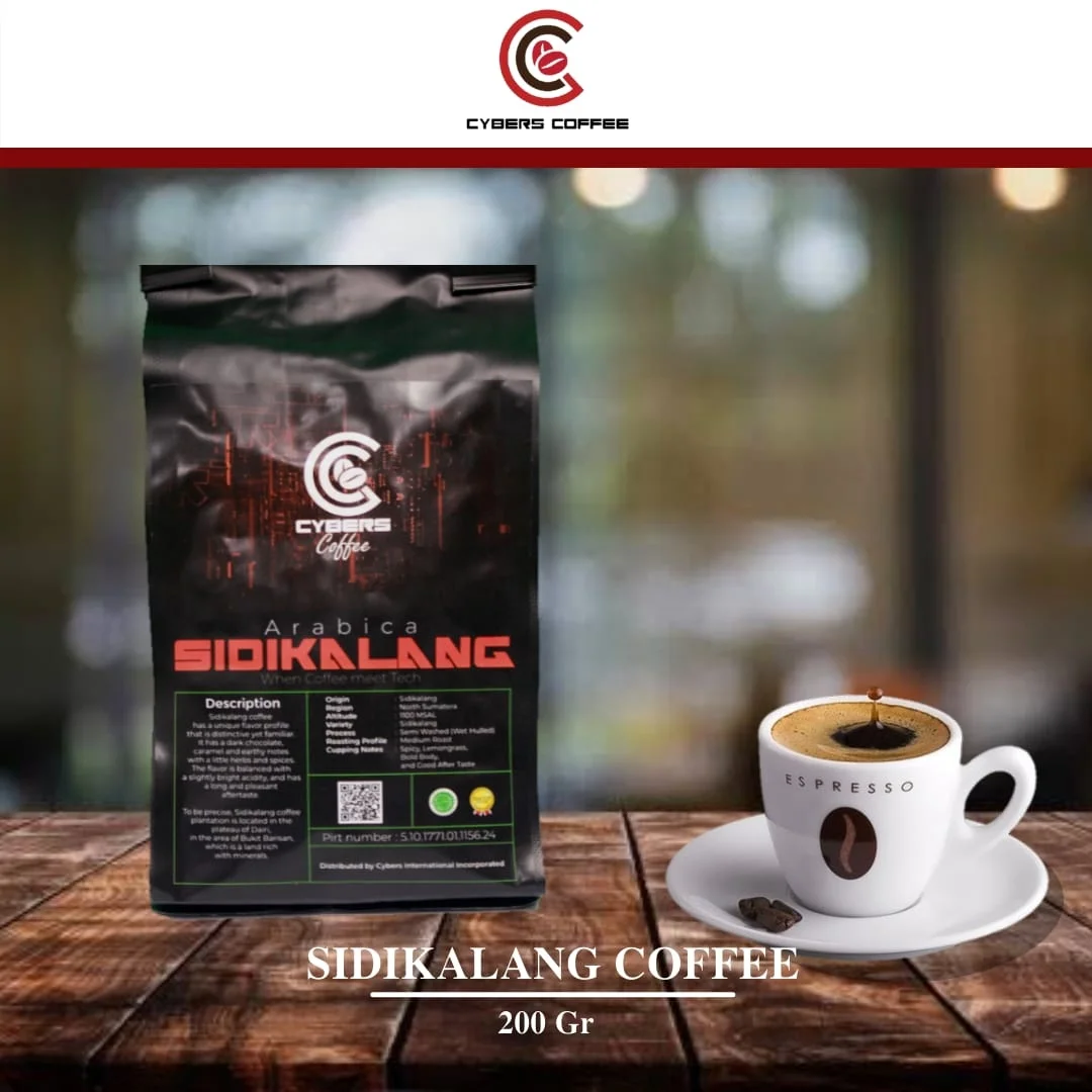 Arabica Sidikalang Indonesian Coffee Packing 200 Gr