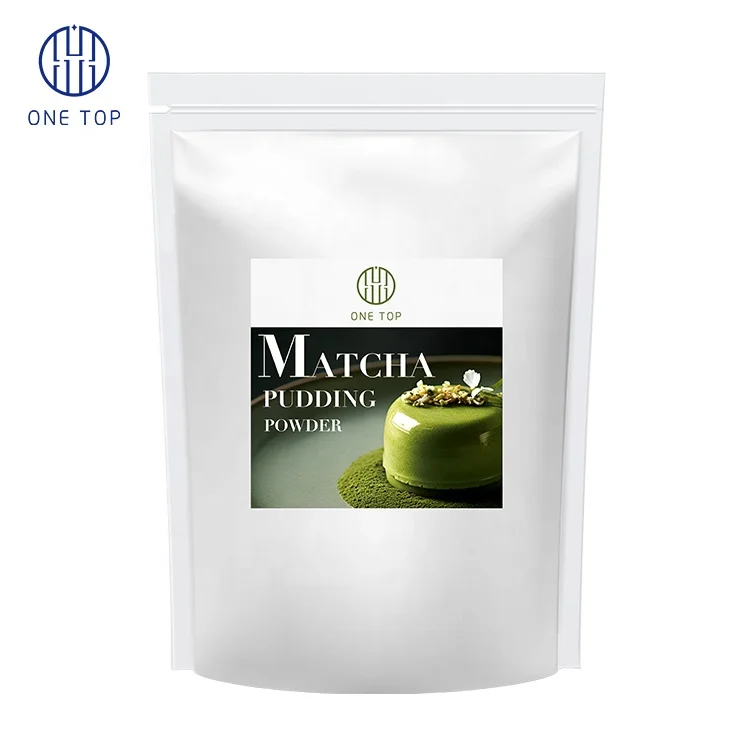 Порошок пудинга Matcha 12X (ингредиент для Пузырькового чая порошок чая)