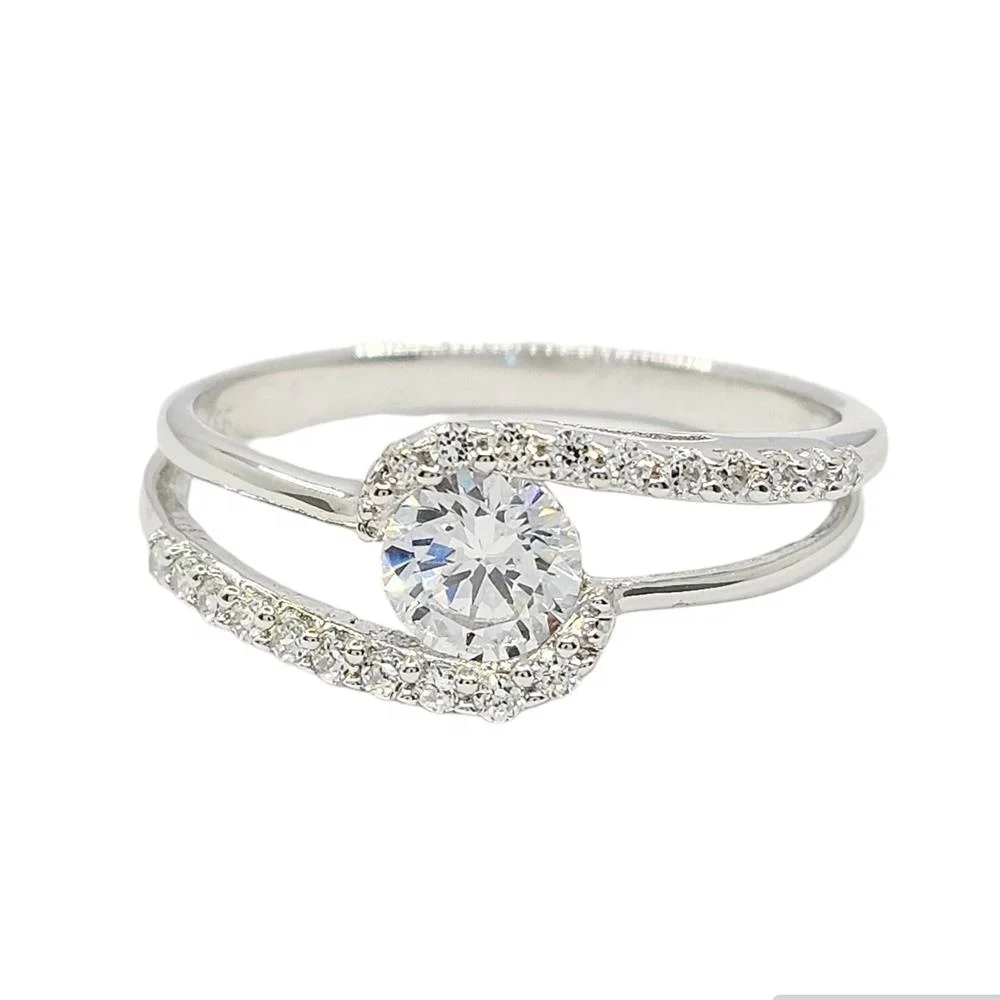 New Arrivals Trendy Wholesalers Wedding Jewelry Rhodium Plated fashion jewelry wholesale