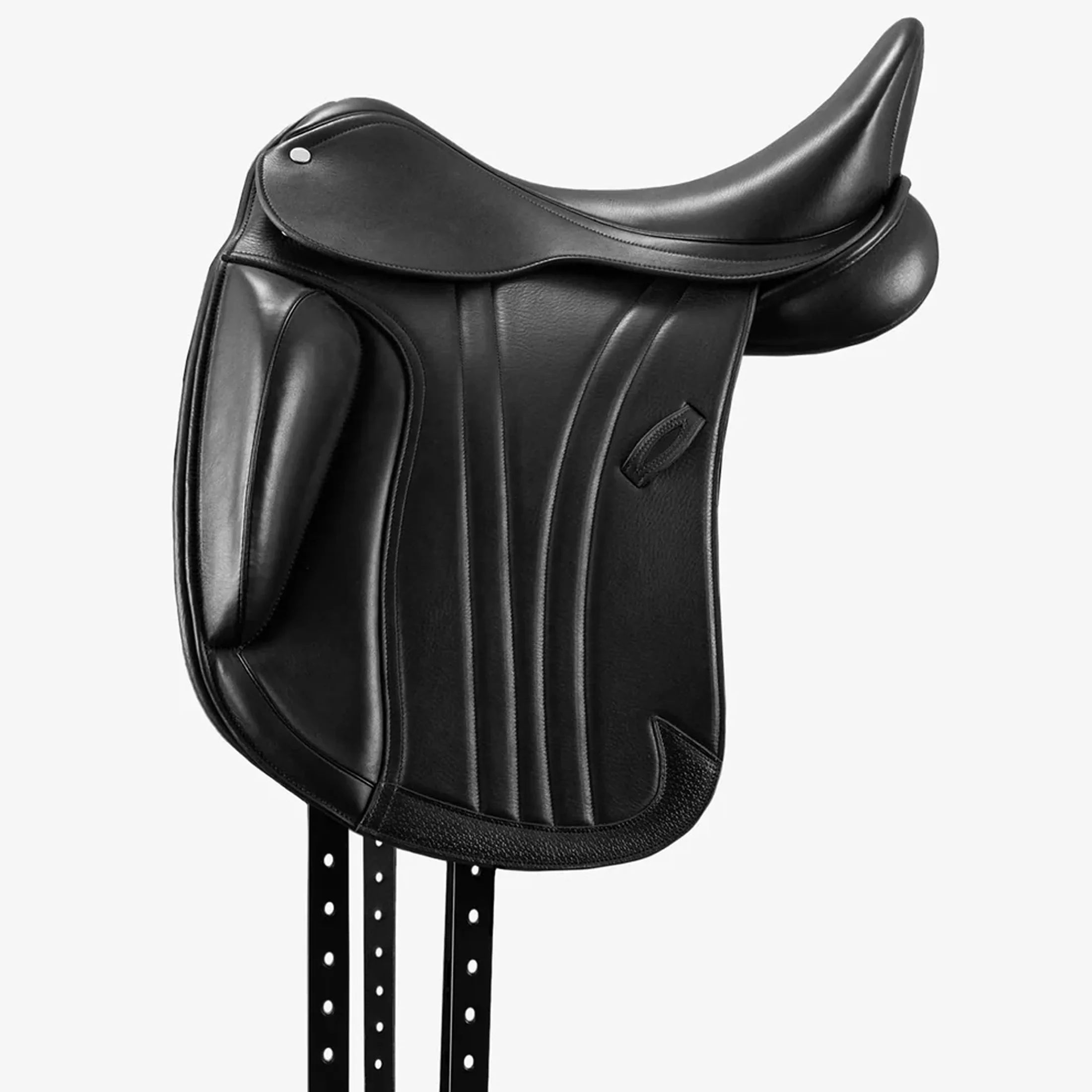 Highest Selling English Style Leather Material Horse Riding Monoflap Dressage Saddle with Girth Strap Customized Bulk Purchase