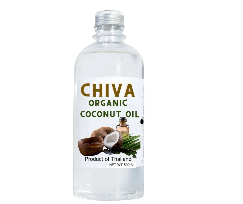 CHIVA ORGANIC COCONUT OIL premium grad both cosmetic bulk OEM BOX Product of Thailand cold pressed coconut oil new arrival OEM