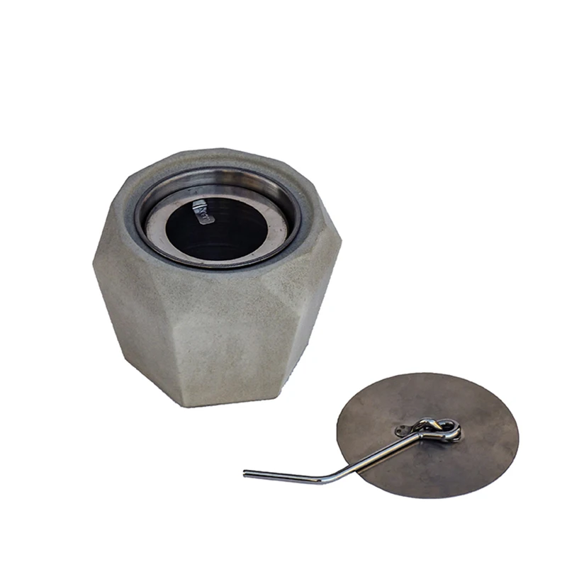 High Quality Table Top Fire Pit Bowl Factory Fireplaces Cement Fire Bowl Indoor Tabletop Concrete Fire Pit