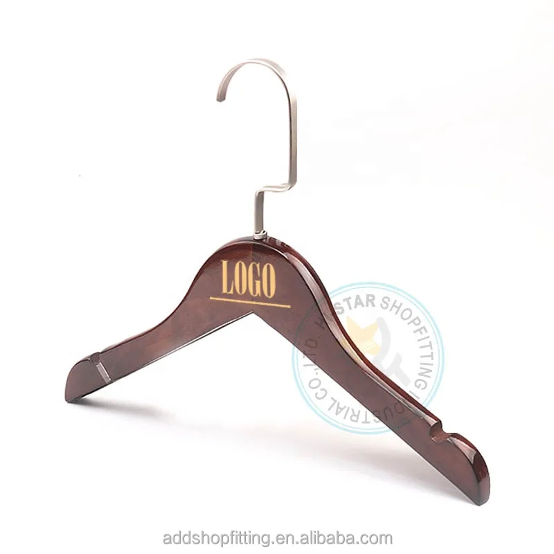 Премиум деревянные вешалки для одежды мужчин и женщин торговых точек