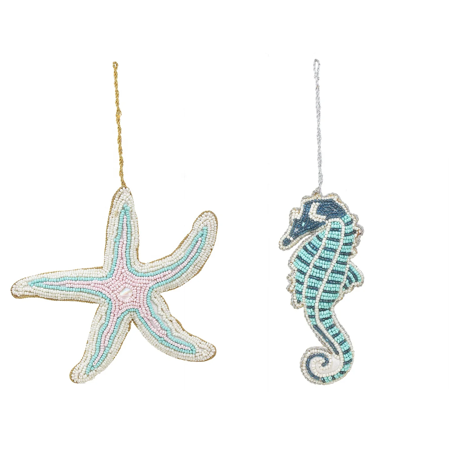 Бархатные рождественские украшения ручной работы с вышитыми бусинами орнамент носки Санты жираф слон хижина оптовая продажа