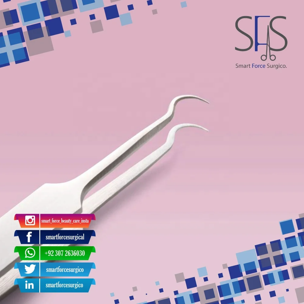 Eyelash Tweezers OEM Logo High Quality Eyelash Extension Professional Diamond Dust Eyelash Tweezers In Low Price Lash Tools