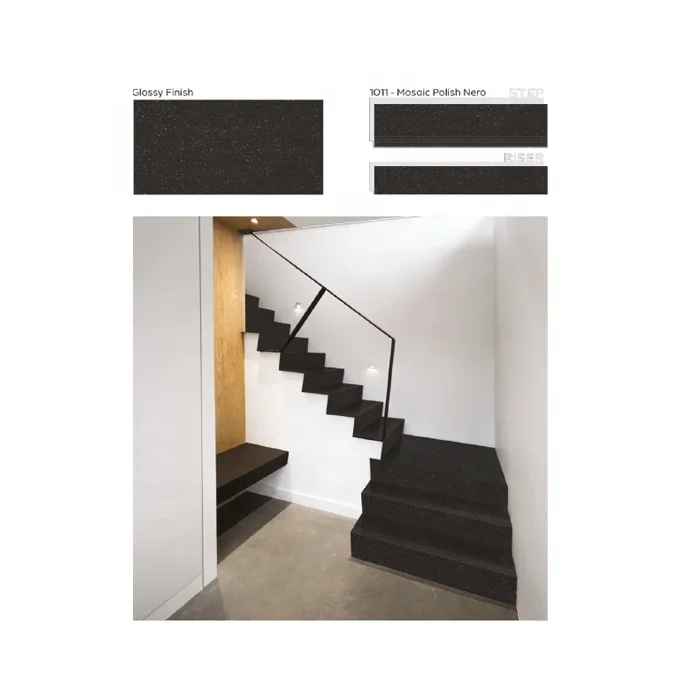 15 mm thickness Porcelain india import fashion stair step tiles ceramic stair step nosing stairs step tiles for outdoor