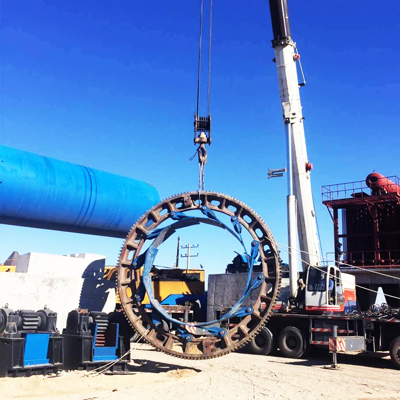 Bauxite Gypsum Calcining Equipment Magnesium Oxide Magnesite Limestone Calcination Rotary Kiln Plant