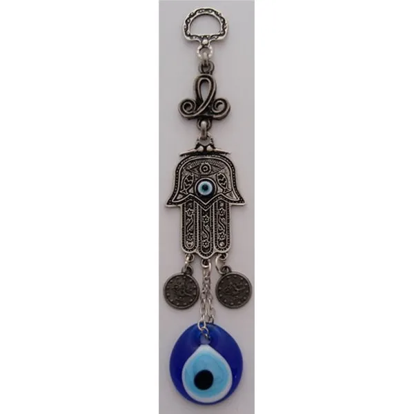 High Quality Fusion Glass Peacock Feather Pattern Wall Ornament Evil Eye Protects Cheap Price