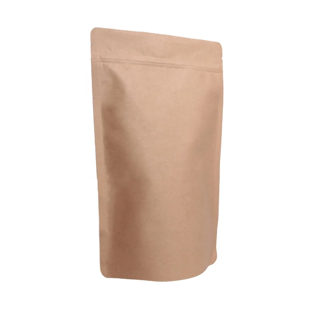 Custom Print Kraft Doypack with Ziplock Customize Design Kraft Fancy Shopping Paper Bag Kraft Aluminium Doypack