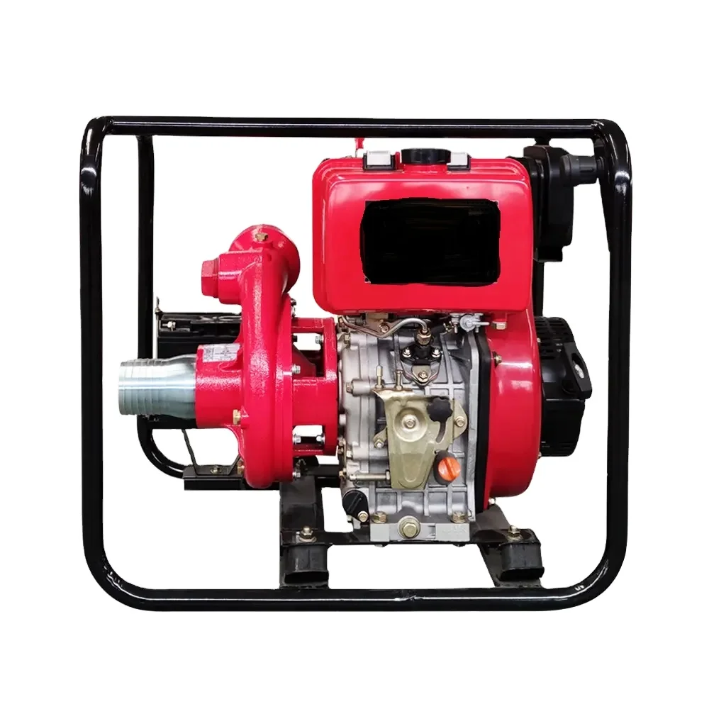 Top Quality Engine Rotation Air Cooled 3HP portable Diesel Engine Water Pump for dewatering in construction site