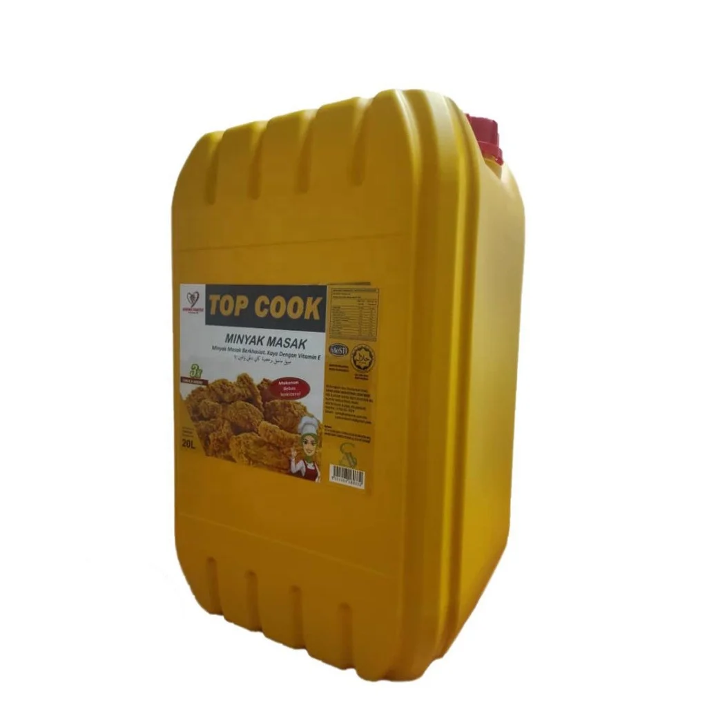 Top selling best Cholesterol Free CP10  25L Jerrycan Palm Olein Top Cook cooking oil for business food and beverage industry