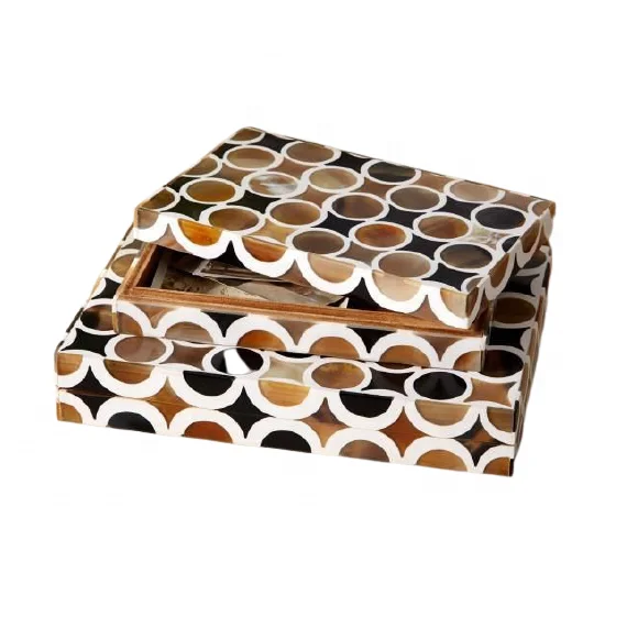 New Best Design Wood Resin Jewelry Box Gifted & Promotion Items / Home Decor /Storage Box by Quality Handicrafts