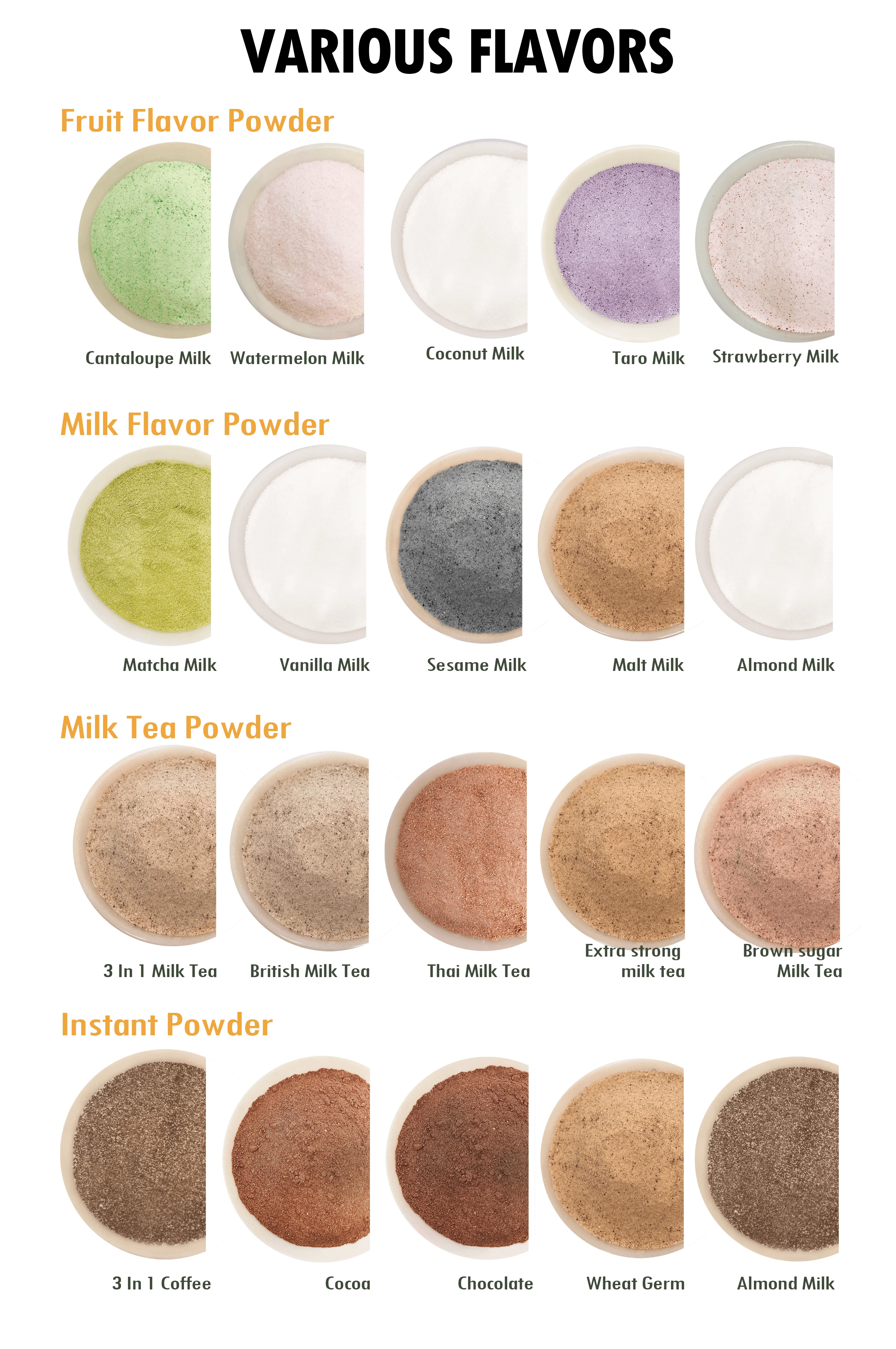 Wholesale Vegetable Oat Plant Classic Milk Tea Mix Powder