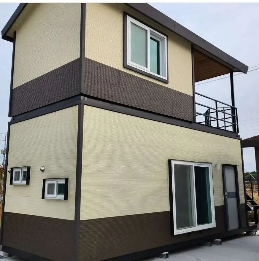 Sandwich Panel Siding for Warehouse Better Fireproof Insulated Aluminium Metal Modern Villas CN;SHN Exterior Wall Panel Brick Pu
