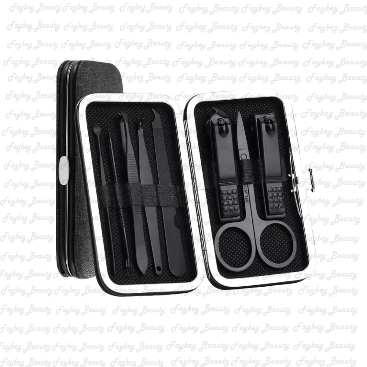 Beauty Nail Pedicure Scissors Care Kit Manicure Set 12 Piece Set Nail Clipper Eagle Tools Full Box Easy to Use