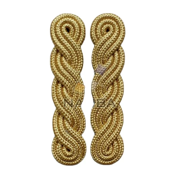 Top quality Shoulder Board type Royal Navy-Gilt Wire-Epaulette/Palace-Type-Royal-Navy-Shoulder-Cord-Epaulette