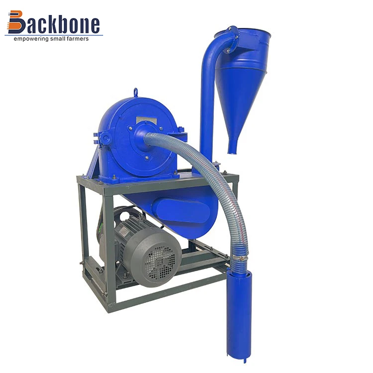 Backbone Machinery high capacity self primming flour mill with 380v 7.5kw motor
