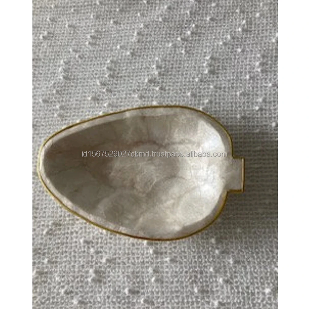 New Arrival Luxury plate Tray Capiz shell Hotel plate Seashell Tile Bathroom For Home Hotel Villa Restaurant best seller