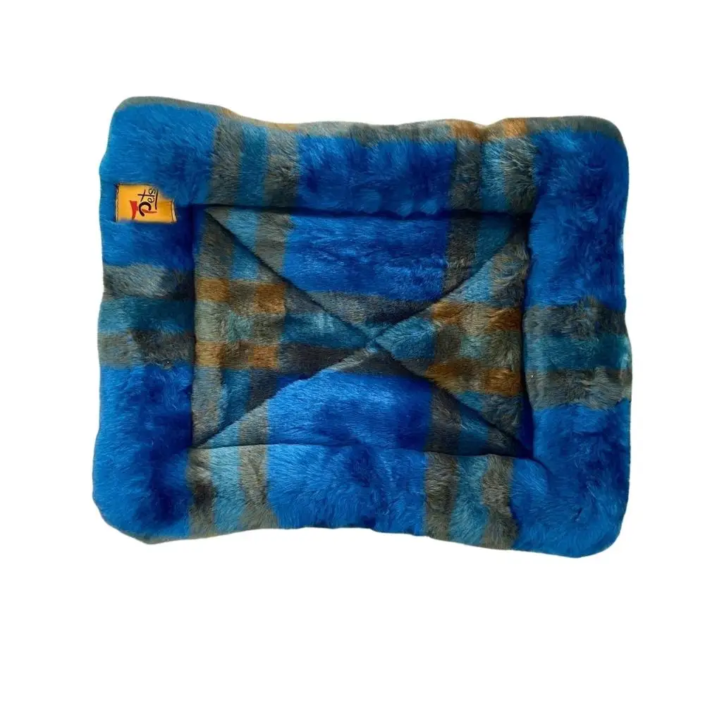 Direct Price Factory OEM 2022 Pet Accessories Pet Soft Fur Fabric Mat Cute Design Pet Mat Dog Three Size Warmish